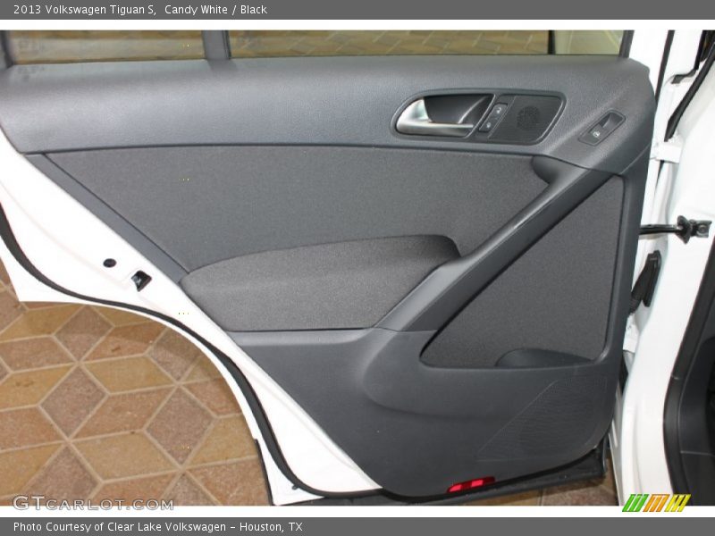 Candy White / Black 2013 Volkswagen Tiguan S