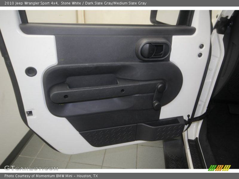 Stone White / Dark Slate Gray/Medium Slate Gray 2010 Jeep Wrangler Sport 4x4