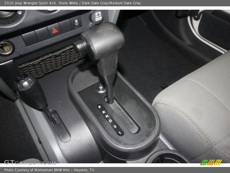 Stone White / Dark Slate Gray/Medium Slate Gray 2010 Jeep Wrangler Sport 4x4