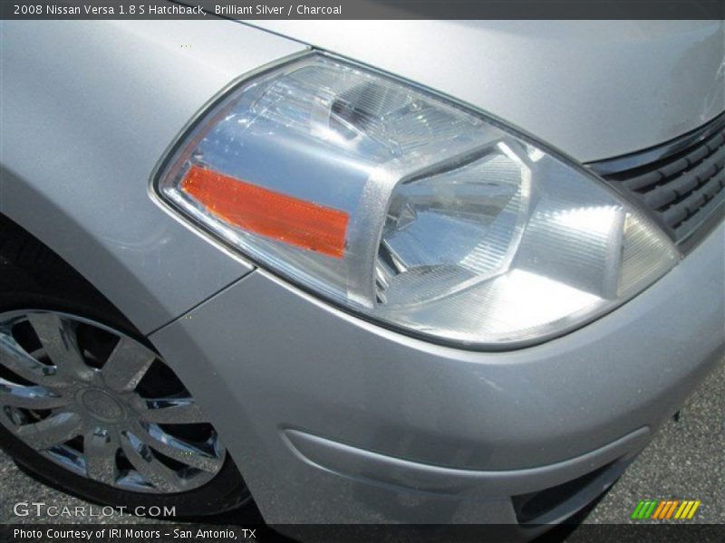 Brilliant Silver / Charcoal 2008 Nissan Versa 1.8 S Hatchback