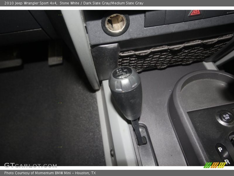 Stone White / Dark Slate Gray/Medium Slate Gray 2010 Jeep Wrangler Sport 4x4