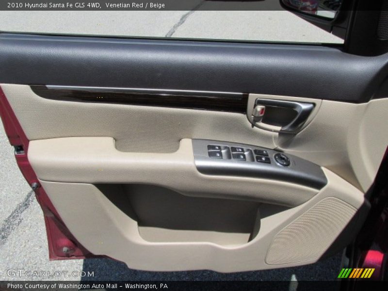 Venetian Red / Beige 2010 Hyundai Santa Fe GLS 4WD