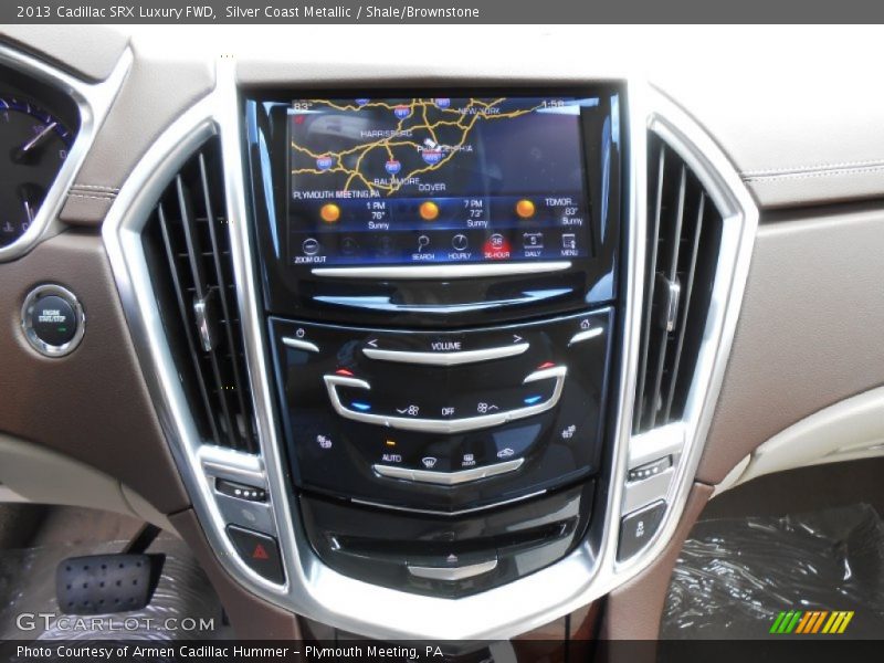 Silver Coast Metallic / Shale/Brownstone 2013 Cadillac SRX Luxury FWD