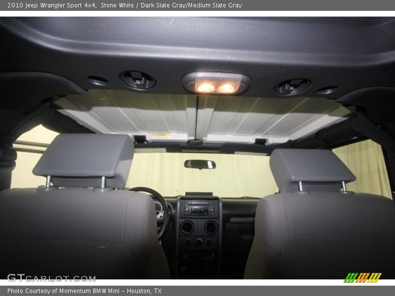 Stone White / Dark Slate Gray/Medium Slate Gray 2010 Jeep Wrangler Sport 4x4