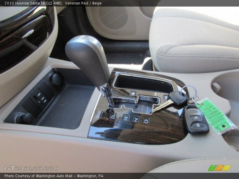 Venetian Red / Beige 2010 Hyundai Santa Fe GLS 4WD