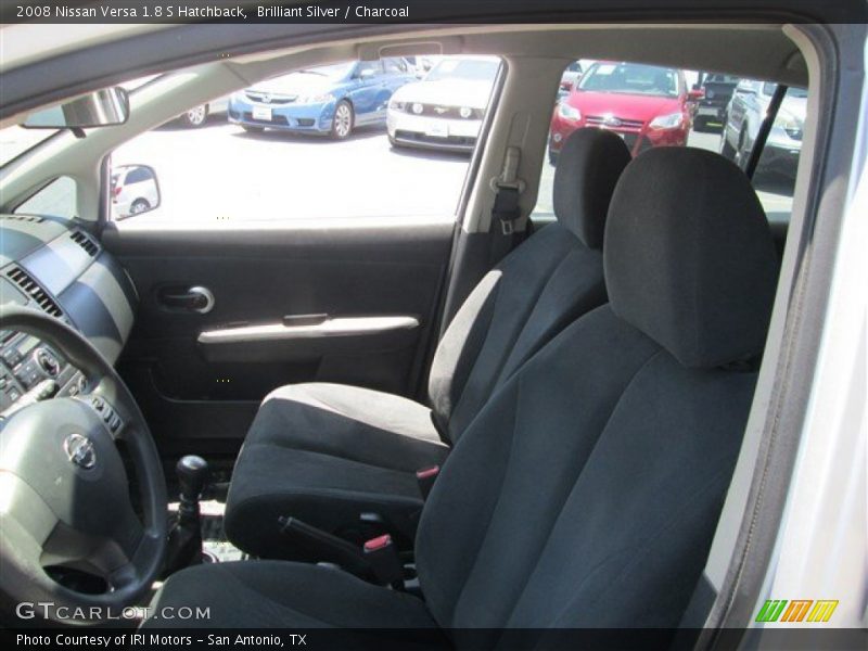Brilliant Silver / Charcoal 2008 Nissan Versa 1.8 S Hatchback