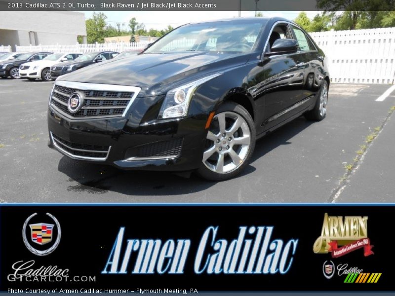 Black Raven / Jet Black/Jet Black Accents 2013 Cadillac ATS 2.0L Turbo