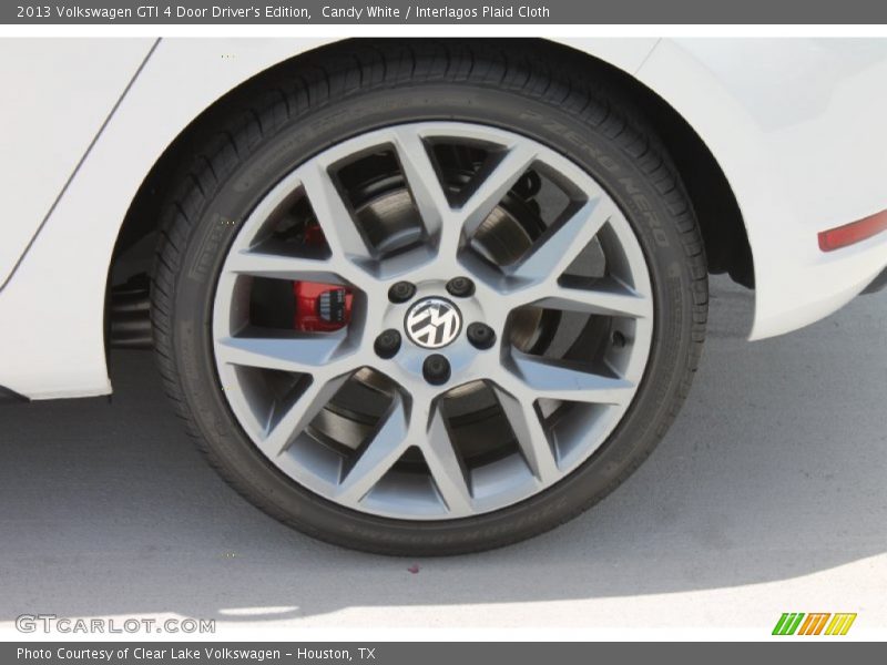 Candy White / Interlagos Plaid Cloth 2013 Volkswagen GTI 4 Door Driver's Edition