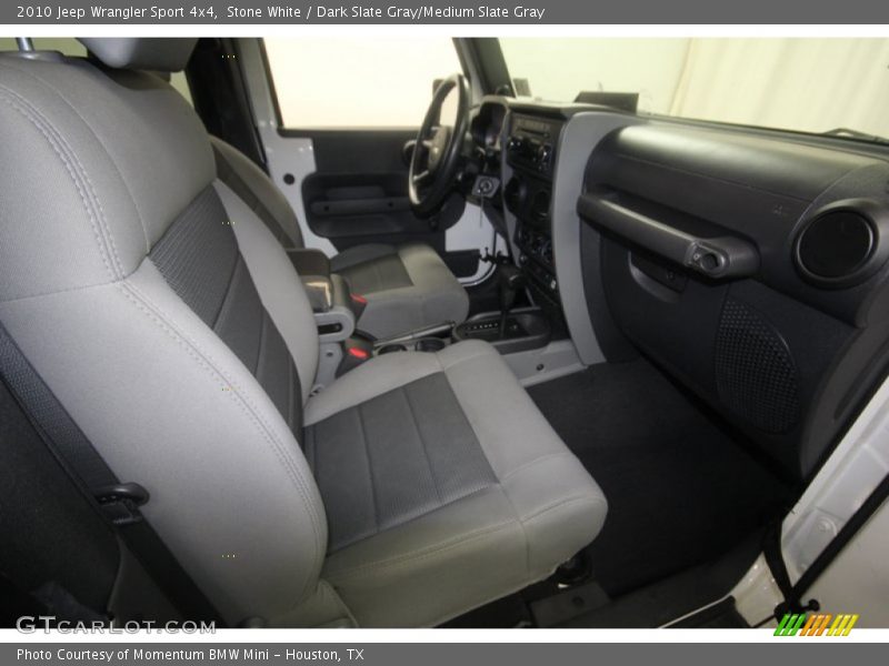 Stone White / Dark Slate Gray/Medium Slate Gray 2010 Jeep Wrangler Sport 4x4