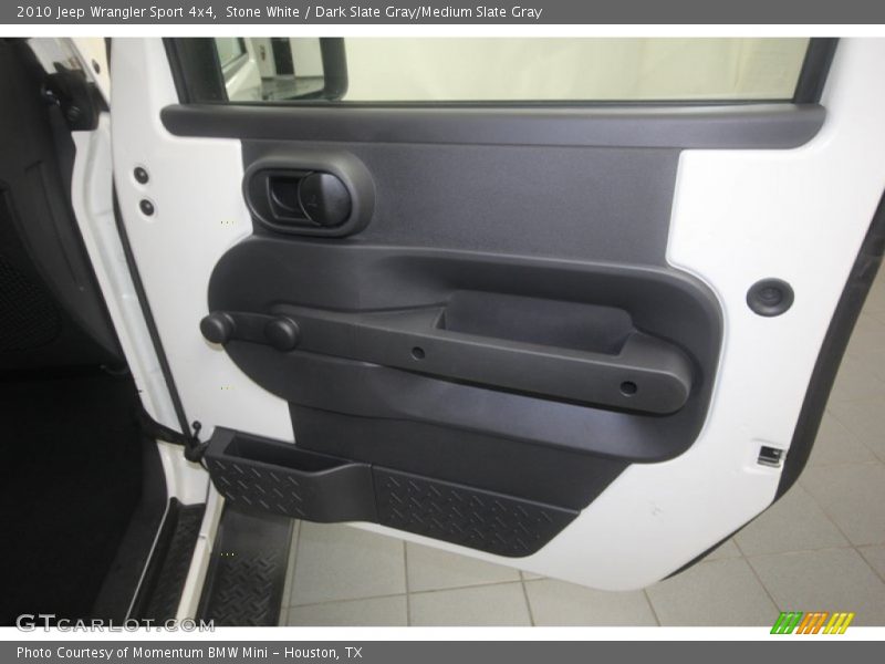 Stone White / Dark Slate Gray/Medium Slate Gray 2010 Jeep Wrangler Sport 4x4