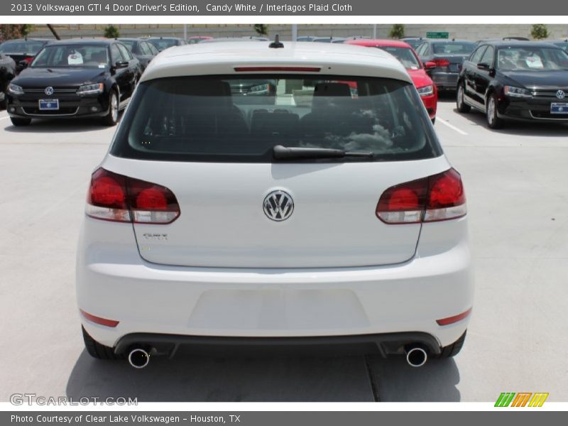 Candy White / Interlagos Plaid Cloth 2013 Volkswagen GTI 4 Door Driver's Edition