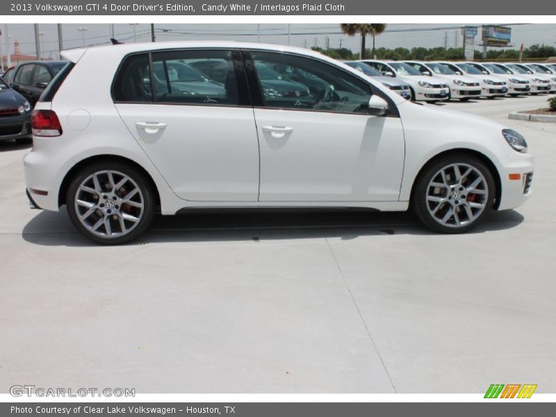 Candy White / Interlagos Plaid Cloth 2013 Volkswagen GTI 4 Door Driver's Edition