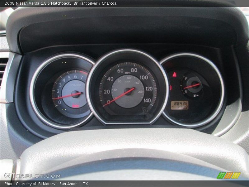 Brilliant Silver / Charcoal 2008 Nissan Versa 1.8 S Hatchback