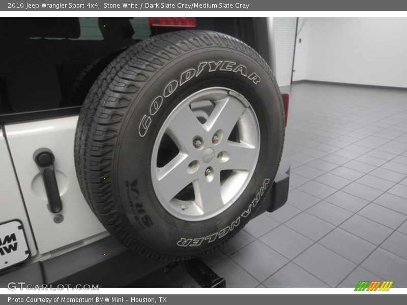 Stone White / Dark Slate Gray/Medium Slate Gray 2010 Jeep Wrangler Sport 4x4