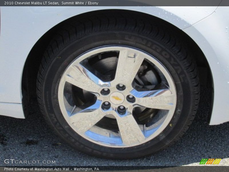 Summit White / Ebony 2010 Chevrolet Malibu LT Sedan