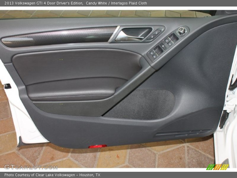 Candy White / Interlagos Plaid Cloth 2013 Volkswagen GTI 4 Door Driver's Edition