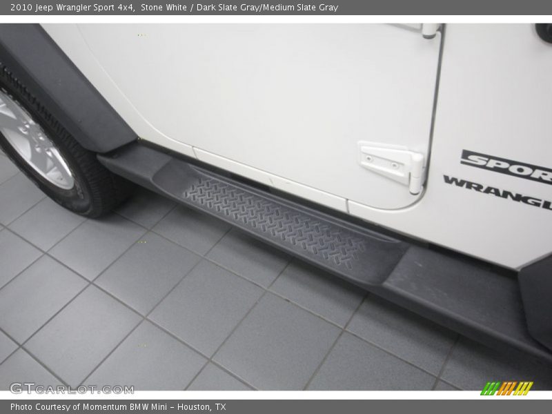 Stone White / Dark Slate Gray/Medium Slate Gray 2010 Jeep Wrangler Sport 4x4