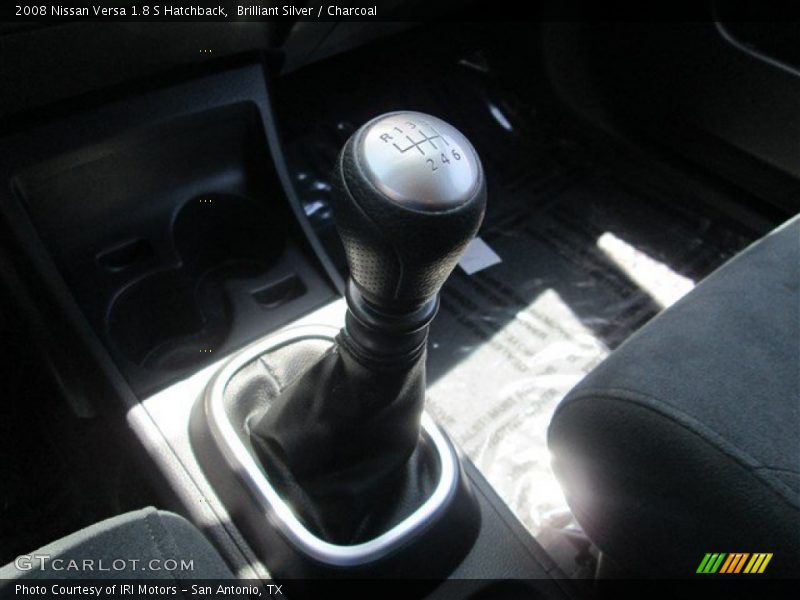 Brilliant Silver / Charcoal 2008 Nissan Versa 1.8 S Hatchback