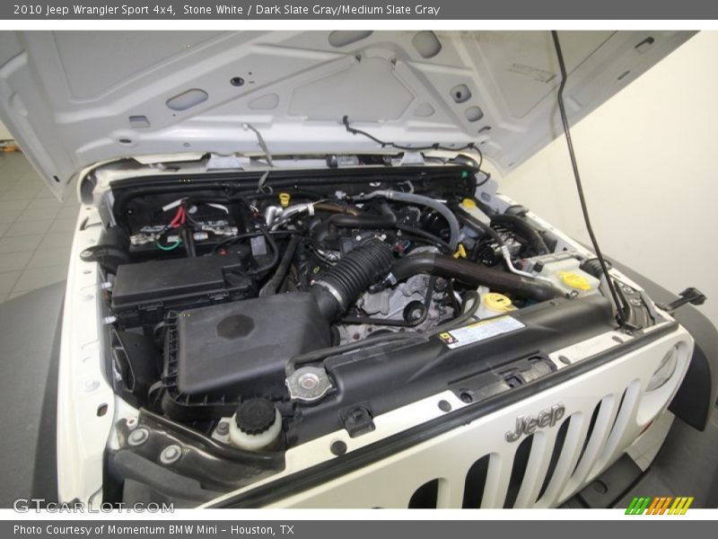 Stone White / Dark Slate Gray/Medium Slate Gray 2010 Jeep Wrangler Sport 4x4