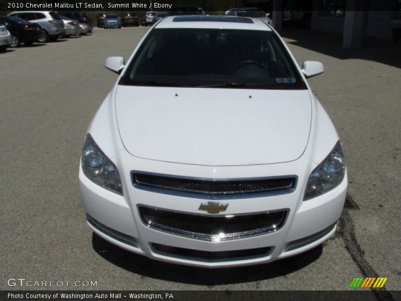 Summit White / Ebony 2010 Chevrolet Malibu LT Sedan