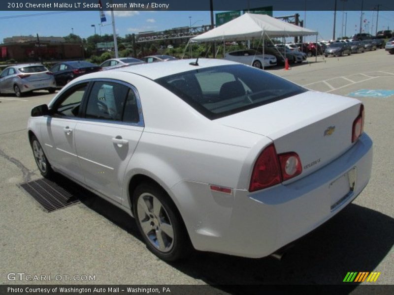 Summit White / Ebony 2010 Chevrolet Malibu LT Sedan