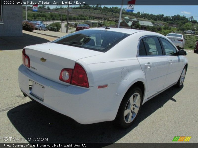 Summit White / Ebony 2010 Chevrolet Malibu LT Sedan