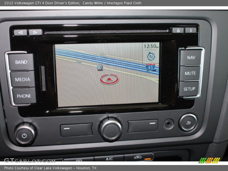 Candy White / Interlagos Plaid Cloth 2013 Volkswagen GTI 4 Door Driver's Edition