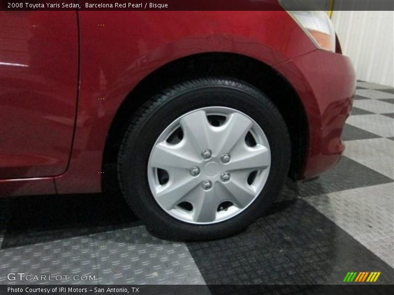 Barcelona Red Pearl / Bisque 2008 Toyota Yaris Sedan