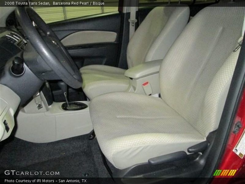Barcelona Red Pearl / Bisque 2008 Toyota Yaris Sedan