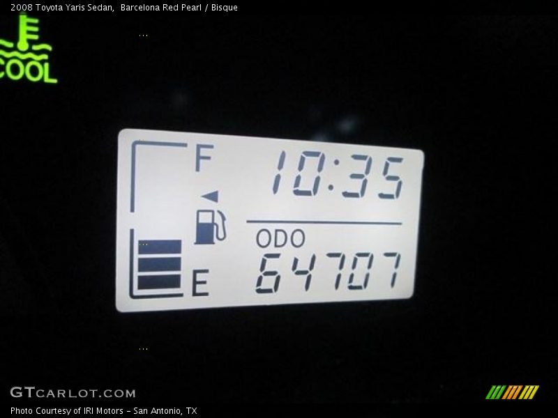 Barcelona Red Pearl / Bisque 2008 Toyota Yaris Sedan