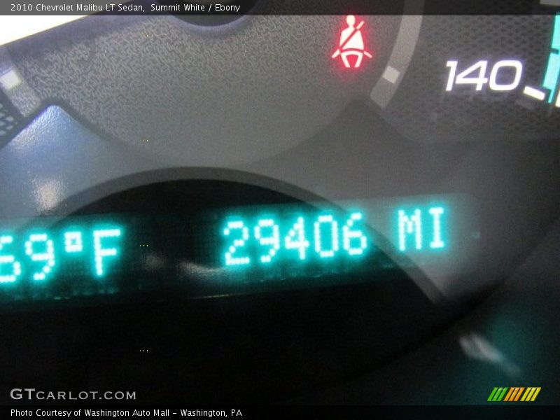 Summit White / Ebony 2010 Chevrolet Malibu LT Sedan