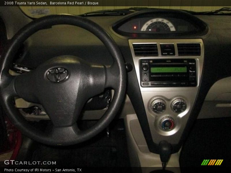 Barcelona Red Pearl / Bisque 2008 Toyota Yaris Sedan