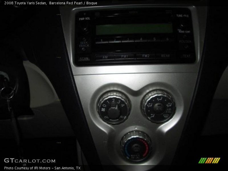 Barcelona Red Pearl / Bisque 2008 Toyota Yaris Sedan
