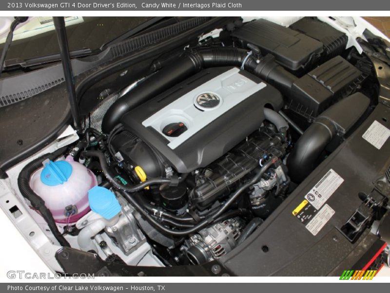 Candy White / Interlagos Plaid Cloth 2013 Volkswagen GTI 4 Door Driver's Edition