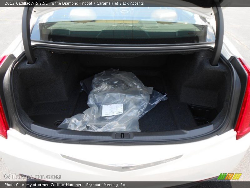 White Diamond Tricoat / Caramel/Jet Black Accents 2013 Cadillac ATS 2.5L