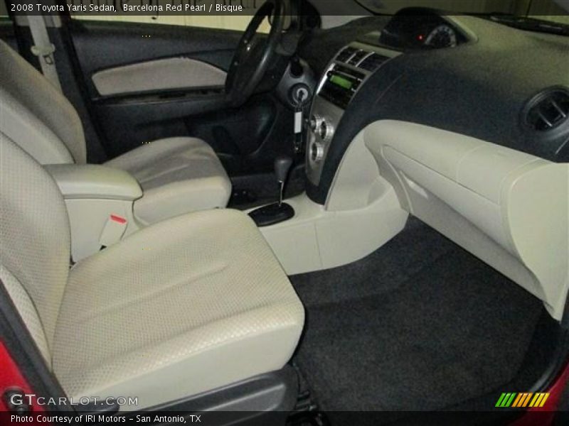 Barcelona Red Pearl / Bisque 2008 Toyota Yaris Sedan