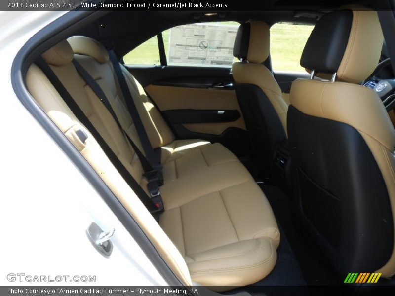 White Diamond Tricoat / Caramel/Jet Black Accents 2013 Cadillac ATS 2.5L
