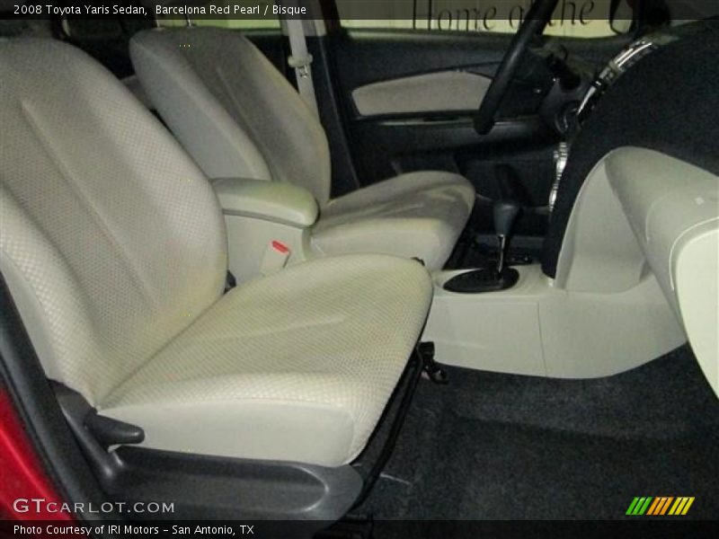 Barcelona Red Pearl / Bisque 2008 Toyota Yaris Sedan