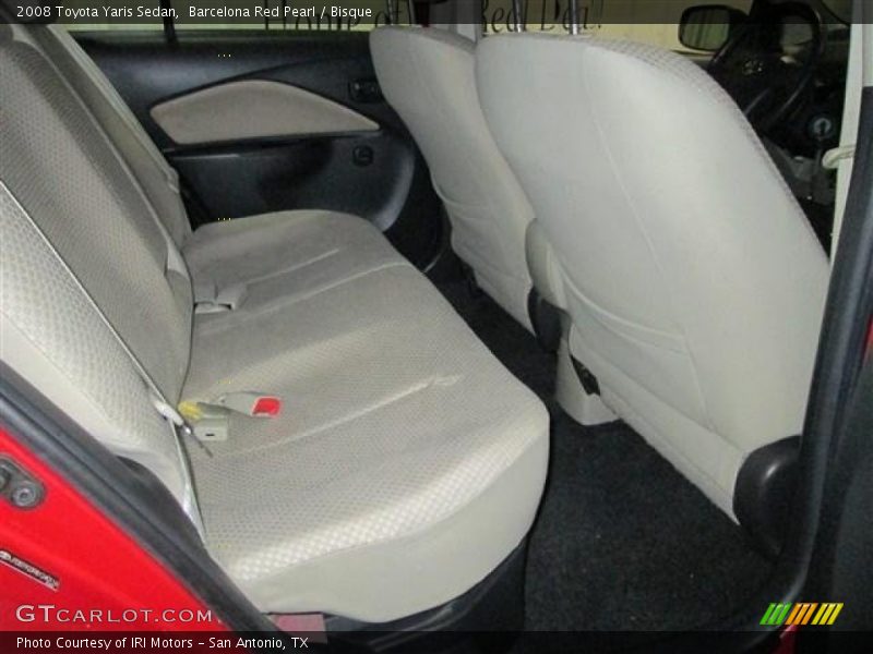 Barcelona Red Pearl / Bisque 2008 Toyota Yaris Sedan