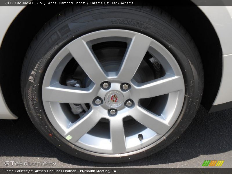 White Diamond Tricoat / Caramel/Jet Black Accents 2013 Cadillac ATS 2.5L