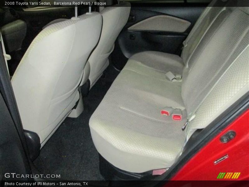 Barcelona Red Pearl / Bisque 2008 Toyota Yaris Sedan