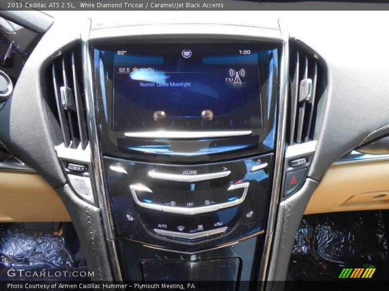 White Diamond Tricoat / Caramel/Jet Black Accents 2013 Cadillac ATS 2.5L