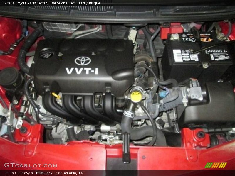 Barcelona Red Pearl / Bisque 2008 Toyota Yaris Sedan
