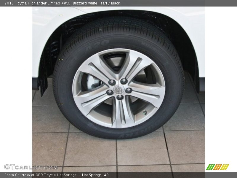 Blizzard White Pearl / Black 2013 Toyota Highlander Limited 4WD