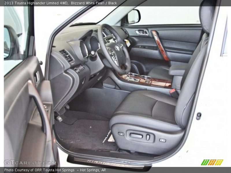 Blizzard White Pearl / Black 2013 Toyota Highlander Limited 4WD