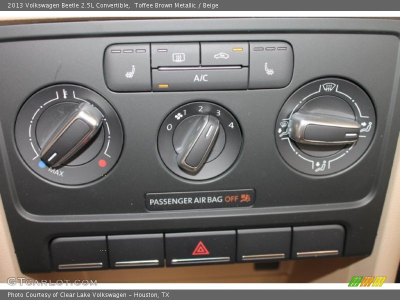 Toffee Brown Metallic / Beige 2013 Volkswagen Beetle 2.5L Convertible