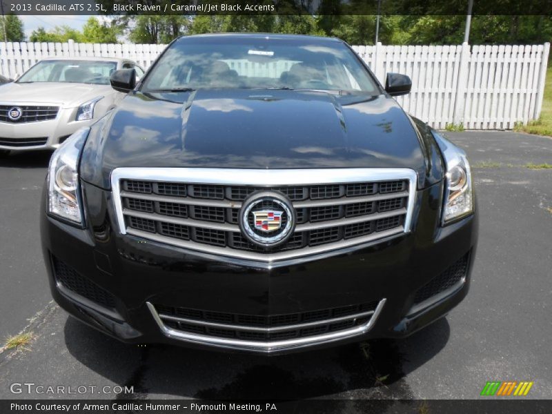 Black Raven / Caramel/Jet Black Accents 2013 Cadillac ATS 2.5L
