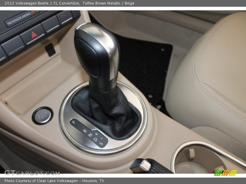 Toffee Brown Metallic / Beige 2013 Volkswagen Beetle 2.5L Convertible