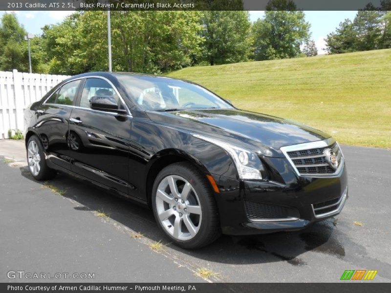 Black Raven / Caramel/Jet Black Accents 2013 Cadillac ATS 2.5L