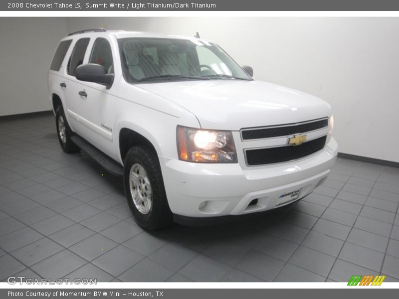 Summit White / Light Titanium/Dark Titanium 2008 Chevrolet Tahoe LS